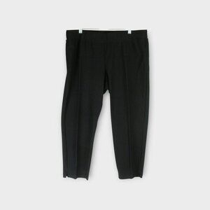 Eileen Fisher Pull on Cropped Pants Size XL Viscose Jersey TK